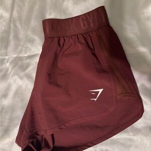 Women's Burgundy Shorts